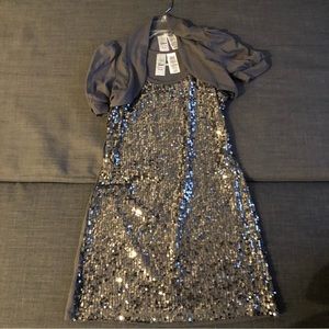 Kid’s Silver Sequin Dress